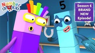 ️ Five's Handy Shop |  Season 6 Full Episode 11 ⭐| Learn to Count | @Numberblocks