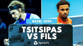 Stefanos Tsitsipas vs Arthur Fils Highlights | Basel 2024