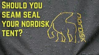 Do you need to seam seal your Nordisk Silnylon tent? Nordisk Telemark 2 LW / Svalbard 1 SI rain test
