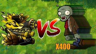 PVZ 1 Fusion 2.3 Challenge!! 1 Plants Fusion VS 40000 Zombies - Who Will Win?