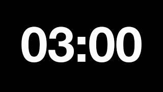 Countdown of 3 minutes with alarm at the end, good to mark the instant noodles time.