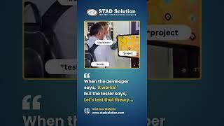 Developer vs Tester Showdown | Best Software Testing & Automation Training in India – STAD Solution
