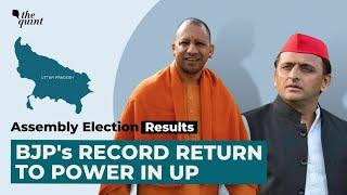 UP Election Results 2022 | Yogi Creates History With BJP's Massive Win | The Quint