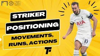 Striker Positioning - Movements, Runs, Actions to look for in 2023 | Footy Tactics