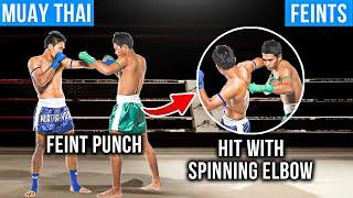 Setting up Spinning Elbow | MUAY THAI FEINTS