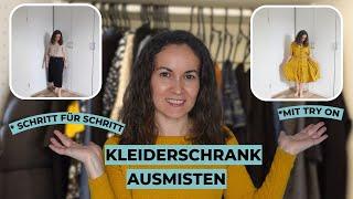 MINIMALISMUS| Kompletten Kleiderschrank EINFACH ausmisten (Anleitung und Tipps)