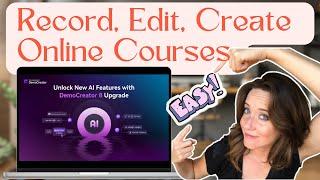 DemoCreator Review: The Best Tool for EASY Online Course Creation