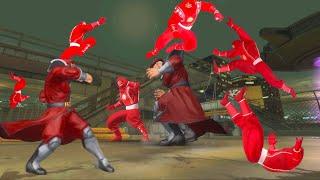 M Bison Versus Mighty Morphin Red Ninja Ranger Rocky DeSantos Power Rangers Legacy Wars