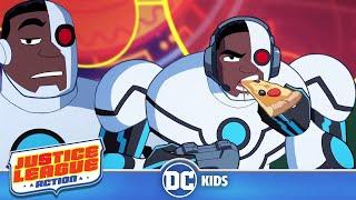 Justice League Action | Cyborg's Best Moments in Justice League Action | @dckids