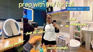 prep with me for fall | starbucks fall drinks, room makeover & gym *fall inspired ft freyara