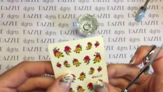 Water decal and nail art sticker ULTIMATE tutorial with gel polish sponsored by nailartuk.co.uk UK