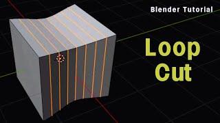 How to make a Loop Cut - Fast and Easy - Blender 4.0.1 Tutorial