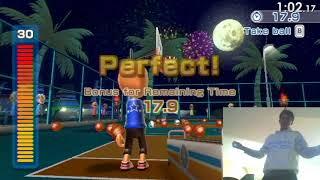 Alaskaxp2 Almost Quits Out of a Perfect Basketball Game (Wii Sports Resort 3-Point Contest)