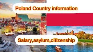 Poland  country information in Hindi Punjabi/salary/citizenship asylum in Poland