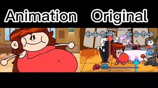 Friday Night Funkin':Fat Girlfriend [FnF X Animation] | Friday Night Funkin' VS Buffet Night Burstin