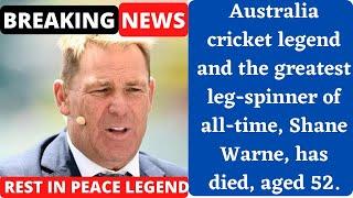 shane warne australian cricketer passes away#shanewarne#sportbuzz#cricketaustralia#cricket#icc#ipl