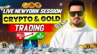 Crypto & Gold Live Trading || 4 April || The Trade Room -  Mayank Raj