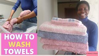 How To Wash Towels - Wash Towels By Hand