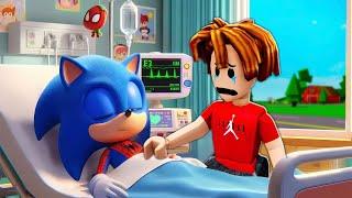 SPIDERMAN SONIC Please Wake Up! Don't Leave Peter Alone!| Sad Story | Roblox Animation