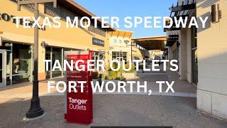 Tanger Outlets Shopping Mall Walk-Through Tour - Fort Worth Texas Texas Motor Speedway Shopping Mall