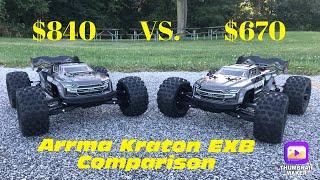 Arrma Kraton EXB Comparison - $840 EXB vs $670 EXB....Which Would YOU Pick??? Decide For YOURSELF...