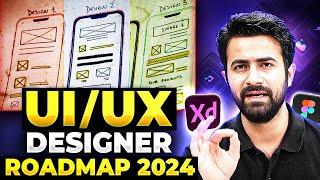 How to become UI/UX designer🫡||UI/UX developer roadmap for 2024|| UI/UX designer