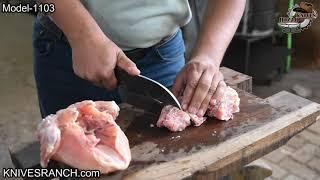 Knives Ranch Serbian Style Cleaver Testing