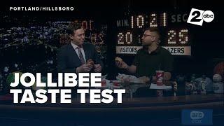 TV anchors will do this to try food from Jollibee