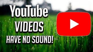 No Sound With YouTube FIX [2024]