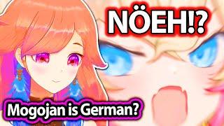 Kiara Imitates Mococo NOEH and Notices It Sounds like a German Accent 【Fuwamoco / Hololive EN】