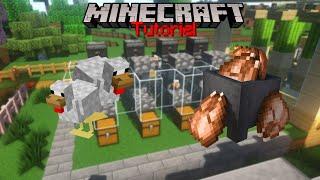 La Farm à Poulet Automatique - Tuto Minecraft