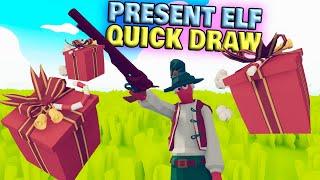 PRESENT ELF QUICK DRAW vs EVERY FACTION - TABS Unit Creator Update Gameplay