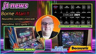 Borne Atari; nouvelles consoles Evercade? la megadrive avec 1013 sprite !