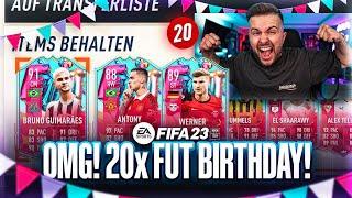 20x Fut Birthday GEZOGEN  Best Of Fut Birthday Team 2 Pack Opening  FIFA 23