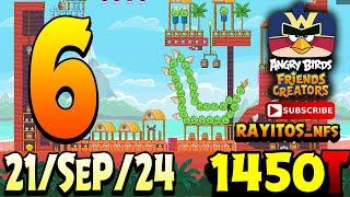 Angry Birds Friends Level 6 Tournament 1450 Highscore  POWER-UP walkthrough