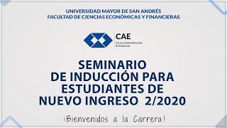 Seminario de Inducción 2 2020