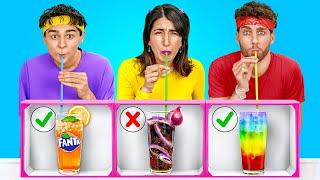 NEW 123GO! Mystery Drink Challenge Lucky Vs Unlucky! Choose The Best Box!