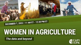 Women in Agriculture: The data and beyond