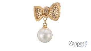 Nina Bow with Pearl Drop Earrings SKU: 9175883