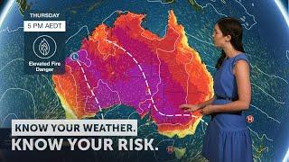 Severe Weather Update: extensive heatwave update 18 December 2019