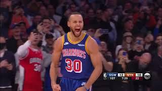 STEPHEN CURRY BREAKS RAY ALLEN ALL TIME 3 POINT RECORD