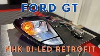 Ford GT: NHK Bi-LED Projector Retrofit
