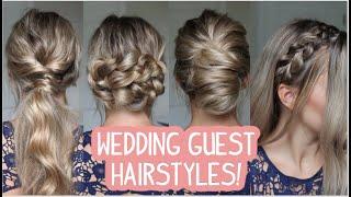 WEDDING GUEST HAIRSTYLES! SHORT, MEDIUM, AND LONG HAIRSTYLES!