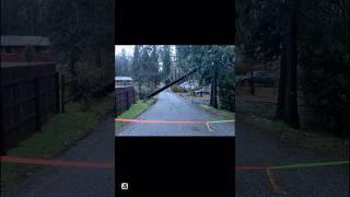 Storm Damage of Peardale Chicago Park Area. Nevada County CA