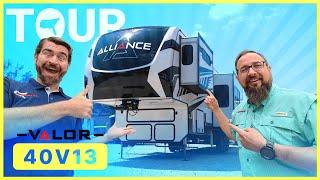 TOUR Alliance Valor 40V13 Luxury Self Contained Toy Hauler for Full Timers at Southern RV McDonough