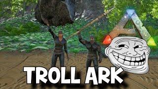 TROLL ARK #1 - EL RAIDEO DEL SPINOSAURUS | ARK: Survival Evolved