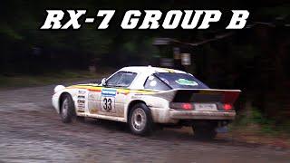 Mazda RX-7 Group B - fly-by's, idle, launch (2020 Legend Boucles)