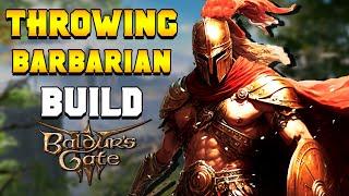 ULTIMATE THROWING Barbarian (Barb/Thief) Build in Baldur's Gate 3
