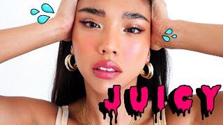 JUICY | Easy Glowy Summer Beat - No Brushes Makeup Tutorial | rachelteetyler