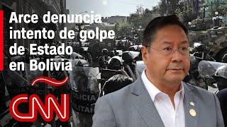 Presidente de Bolivia denuncia un intento de golpe de Estado de unidades del ejército